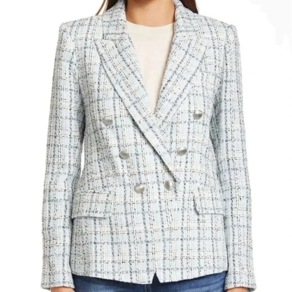 L'AGENCE Kenzie Double Breasted Blazer - Picture 4 of 9